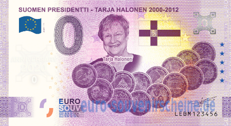 LEBM-2021-11 SUOMEN PRESIDENTTI -  TARJA HALONEN 2000-2012 