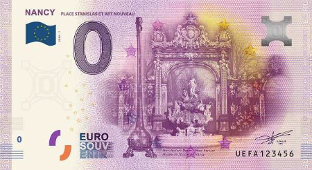 UEFA-2016-1 NANCY PLACE STANISLAS ET ART NOUVEAU