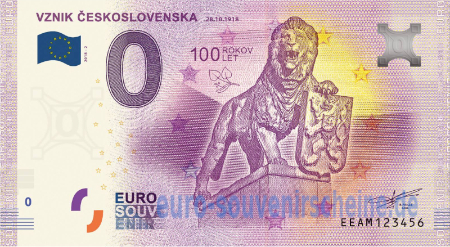EEAM-2018-2 VZNIK ČESKOSLOVENSKA 28.10.1918